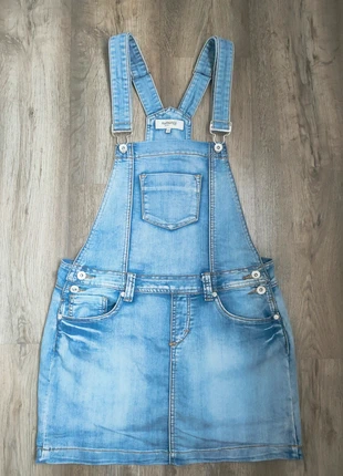 Light Wash Denim Overall Dress – Size 42 EU (Formul@), marca: Fórmul@, estado: Muy bueno, tamaño: XL / 42 / 14, 8,00 €, 8,40 € Protección al comprador incluida