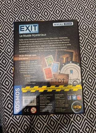 Iello - Jeu de société - Escape Game - Exit Le Musée mysterieux