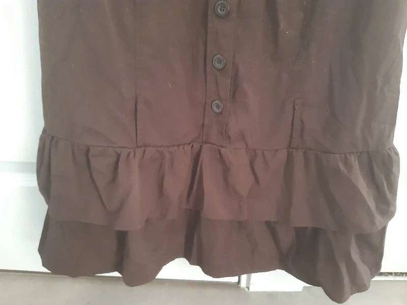 Robe femme style chemisier et jupette taille 46 - photo numéro 3