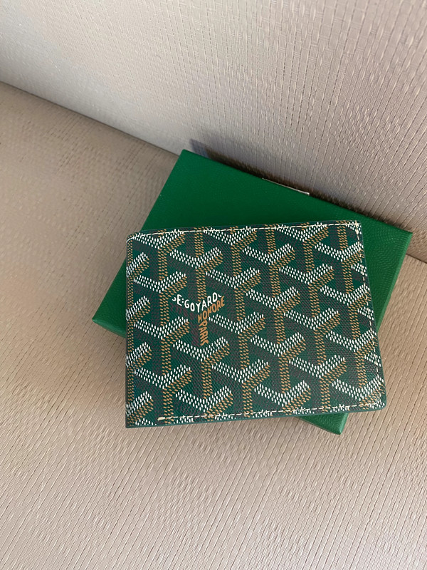 Wallet Goyard Green in Cotton - 35360734