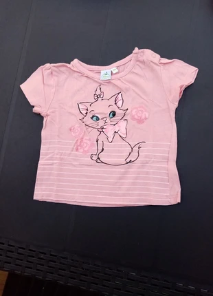 Tee-shirt rose manches courtes fille Disney baby 18 mois, brand: Disney Baby, condition: Good, size: 12-18 months / 80 cm, €1.00, €1.75 includes Buyer Protection