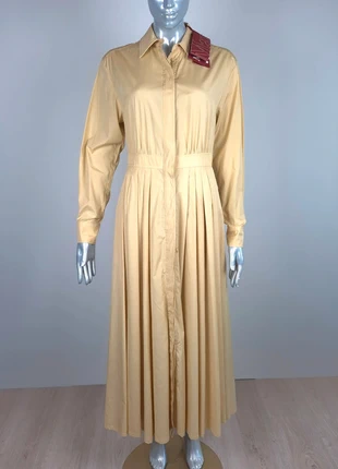 Robe-chemise longue “Sable” Max Mara Studio – Beige – 100% Coton – Taille 38 (M), brand: Max Mara Studio, condition: New with tags, size: M / 38 / 10, €50.00, €53.20 includes Buyer Protection Pro