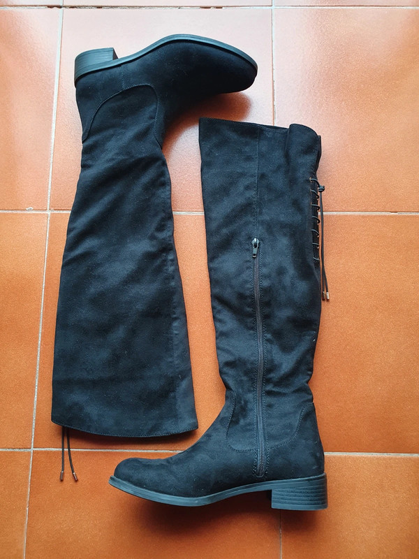 Stivali lunghi in camoscio deals