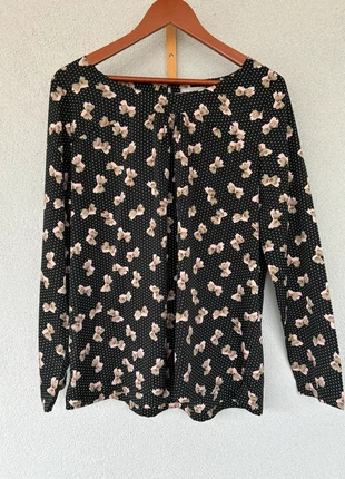 Blouse Tex - Noir à Pois & Nœuds - Taille 46 - Très Bon État, marque: TEX, état: Très bon état, taille: XXXL / 46 / 18, 5,00 €, 5,95 € Protection acheteurs incluse