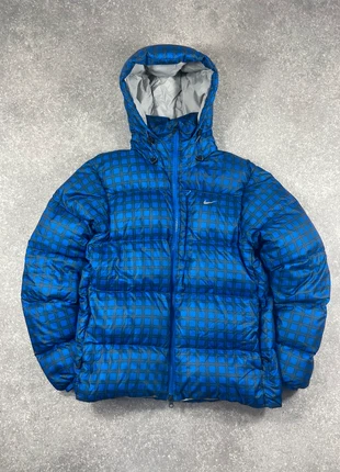 Veste doudoune puffer matelassée bleu avec duvet d’oie 800, marke: Nike, zustand: Sehr gut, größe: M, 69,90 €, 74,10 € inklusive Vinted-Käuferschutz