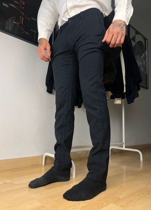 Navy Hugo Boss Dress Pants Classic Elegant 50, marque: Hugo Boss, état: Neuf sans étiquette, taille: M, 66,66 €, 70,69 € Protection acheteurs incluse