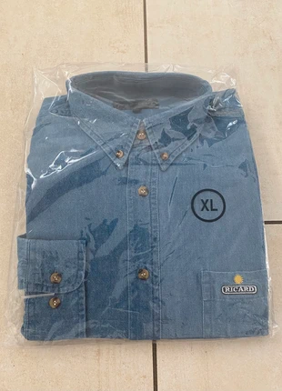 Chemise en jean Ricard neuve, marca: Ricard, estado: Novo com etiquetas, tamanho: XL, €30.00, €32.20 inclui Proteção do Comprador