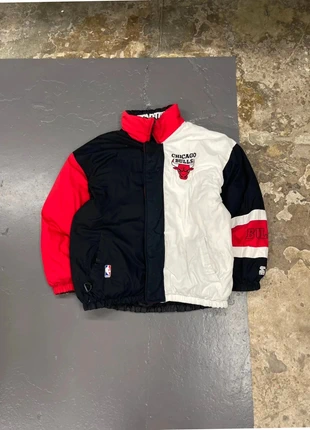 Doudoune réversible USA noir brodée Bulls Vintage, brand: Starter, condizioni: Buone, taglia: XL, €47.00, €50.05 include la Protezione acquisti Pro