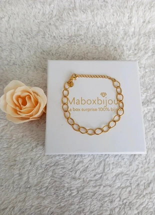 Bracelet doré MaBoxBijoux 💛, marque: Ma box bijoux, état: Neuf sans étiquette, 7,50 €, 8,58 € Protection acheteurs incluse