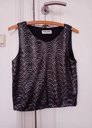 top sequins Vero Moda, marque: Vero Moda, état: Très bon état, taille: XS / 34 / 6, 4,00 €, 4,90 € Protection acheteurs incluse