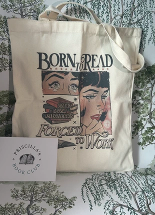 Bookish tote bag, brand: Priscilla’s book club, condition: New with tags, £6.50, £7.53 includes Buyer Protection