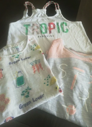 Pack 3 camisetas niña 8-9 años 5€, marca: Name It, estado: Muy bueno, tamaño: 9 años / 134 cm, 3,00 €, 3,85 € Protección al comprador incluida