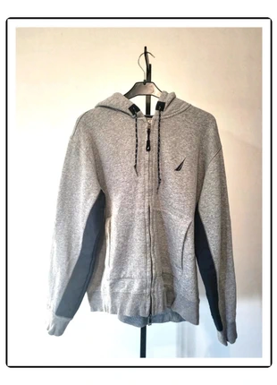 Sweat hoodie full zip nautica homme taille S gris, brand: Nautica, condition: Very good, size: S, €29.99, €32.19 includes Buyer Protection
