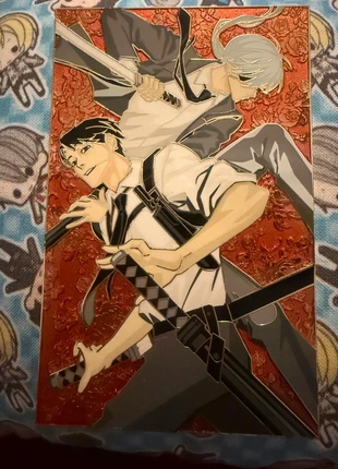Chainsaw Man Kishibe and Quanxi Large Gold Enamel Pin, brand: NO LABEL, condition: New without tags, £25.00, £26.95 includes Buyer Protection
