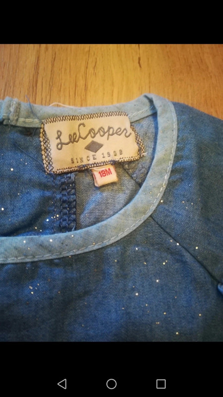 Robe jeans été 18 mois 2