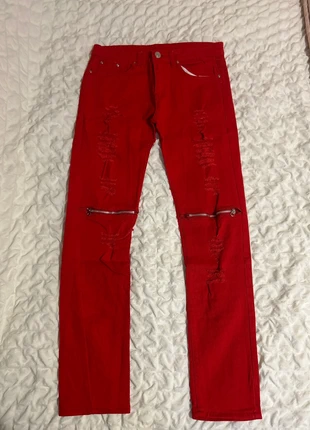 Jeans Rouge Homme, marque: Tendance, état: Très bon état, taille: M, 10,00 €, 11,20 € Protection acheteurs incluse