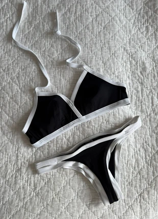 Ensemble maillot de bain noir blanc, marca: Seafolly, estado: Nuevo con etiquetas, tamaño: M / 38 / 10, 69,00 €, 73,15 € Protección al comprador Pro incluida