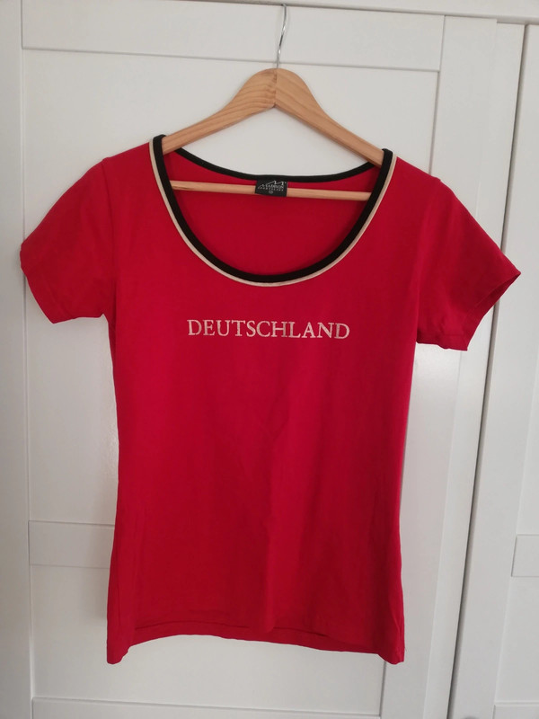 Rotes Shirt Deutschland Fanartikel WM Gr. M