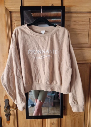 Beiger Sweater mit Print, brand: H&M, condizioni: Ottime, taglia: S / IT 40 / EU 36, €8.00, €9.10 include la Protezione acquisti