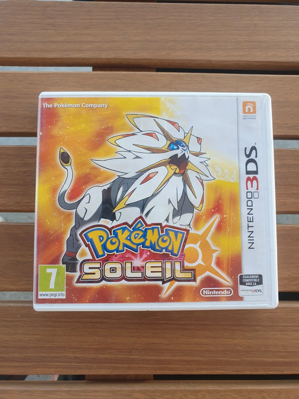 Jeu pokemon soleil sur Nintendo 3DS