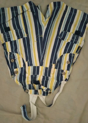 Salopette short, brand: Mini Gang, condizioni: Buone, taglia: 12-18 mesi / 80 cm, €3.00, €3.85 include la Protezione acquisti