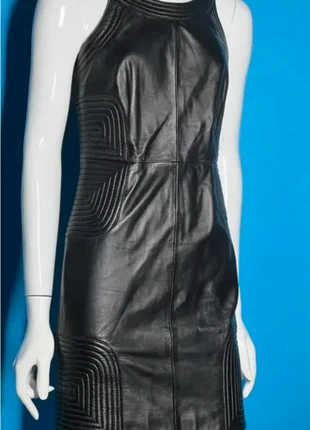 Faith Connexion Leather Geometric Mini Dress, marke: Faith Connexion, zustand: Sehr gut, größe: S / 36 / 8, 399,00 €, 419,65 € inklusive Vinted-Käuferschutz