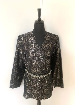 🔔vintage alerte 🚨 magnifique veste chic brocard jacquard vintage Taille 42, marke: Afibel, zustand: Sehr gut, größe: XL / 42 / 14, 8,00 €, 9,10 € inklusive Vinted-Käuferschutz