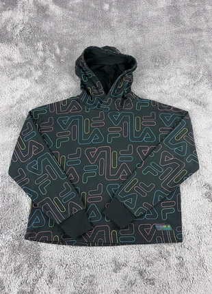 Sweat à Capuche Fila Noir Taille XS (14 Ans Enfant), merk: FILA, staat: Heel goed, maat: XS / 34 / 6, € 8,00, € 9,10 inclusief Kopersbescherming Pro