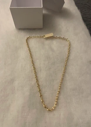 Collier en or plaqué grain de café, estado: Muy bueno, 10,00 €, 11,20 € Protección al comprador incluida