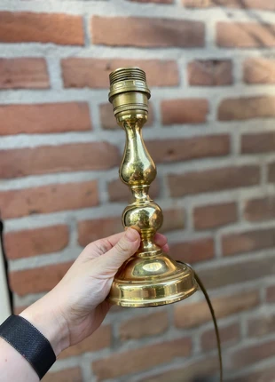 Romantische vintage messing lampenvoet herda, merk: Herda, staat: Goed, € 35,00, € 37,45 inclusief Kopersbescherming