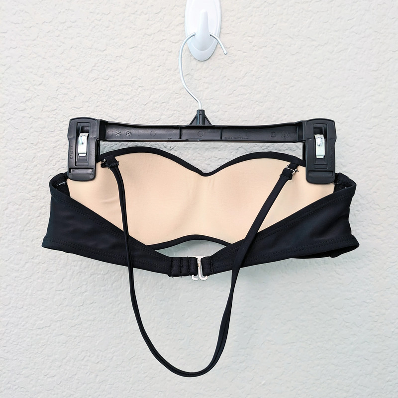Cape Juby black cutout halter bandeau bikini top - Size XS 2