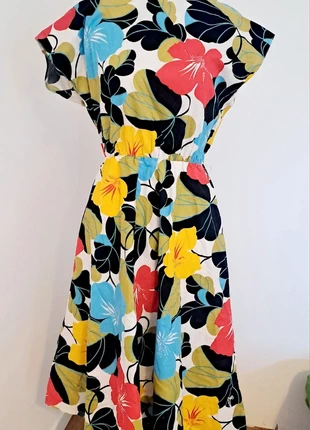 Robe vintage en coton fleuri, marke: Vintage Dressing, zustand: Sehr gut, größe: XL / 42 / 14, 22,00 €, 23,80 € inklusive Vinted-Käuferschutz