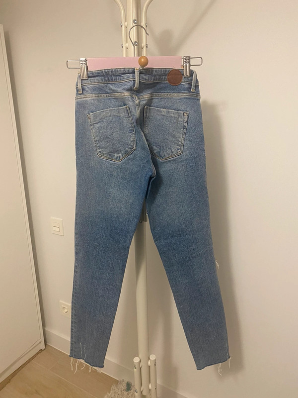 Jeans rotos azul ZARA 34 3