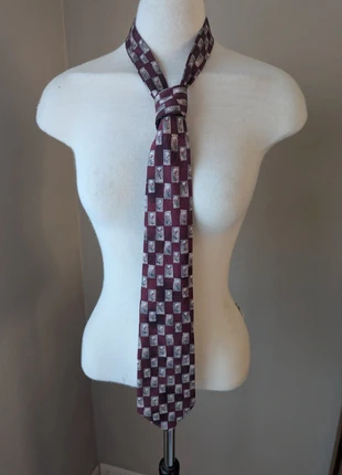 Cravate bordeaux motifs, marque: Brice, état: Très bon état, 8,00 €, 9,10 € Protection acheteurs incluse