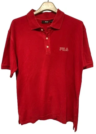 Polo t-shirt Oversize Red Fila , marke: FILA, zustand: Sehr gut, größe: S, 11,99 €, 13,29 € inklusive Vinted-Käuferschutz