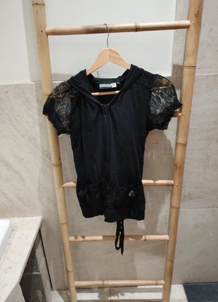 Veste chat Goth emo T  S très bon état, marque: bye 6ye kitty, état: Très bon état, taille: S / 36 / 8, 22,00 €, 23,80 € Protection acheteurs incluse