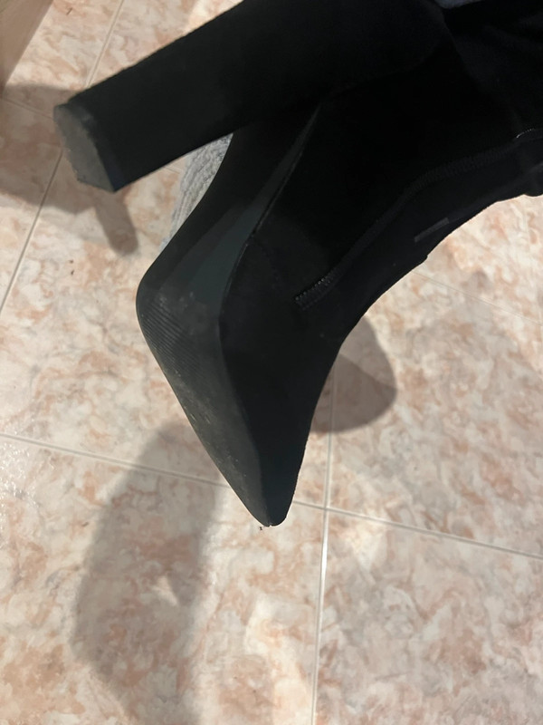 Bota negra por la rodilla 1