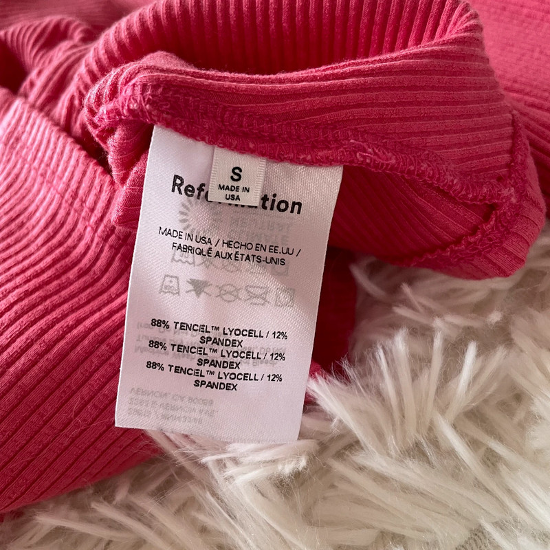 Reformation Elin knit top in pink 4