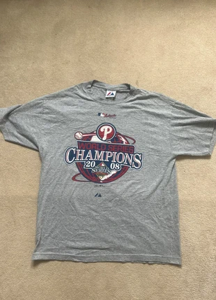Retro MLB World Series Champions 2008 T-Shirt, brand: MLB, condition: Good, size: XL, £7.95, £9.05 includes Buyer Protection