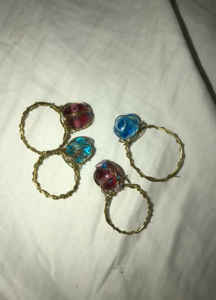 handgemaakte cristal ringen, merk: Handmade, staat: Nieuw met prijskaartje, maat: Aanpasbaar, € 4,50, € 5,43 inclusief Kopersbescherming