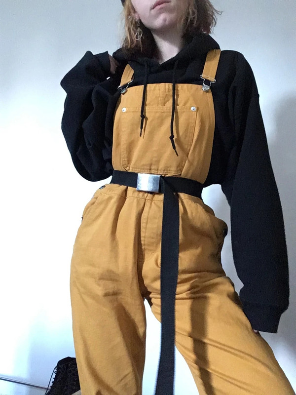 Mustard Yellow Dungarees