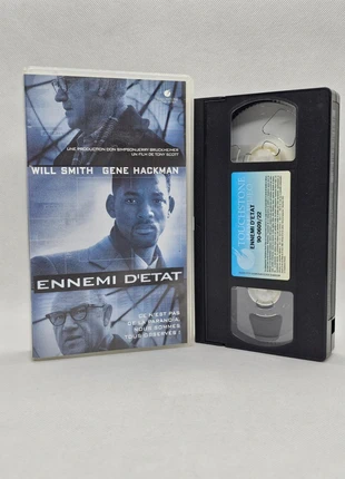 VHS Ennemi d’État, Touchstone, Will Smith, 1998, VF, état: Bon état, 4,99 €, 5,94 € Protection acheteurs (Pro) incluse