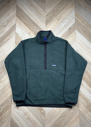 Veste Polaire Patagonia  Synchilla® Marsupial - vert foncé - logo - noir, marque: Patagonia, état: Très bon état, taille: L, 67,90 €, 72,00 € Protection acheteurs (Pro) incluse