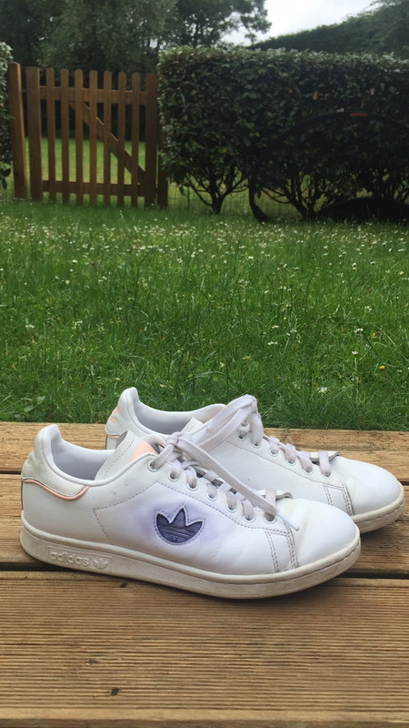 Stan smith top blanche adulte