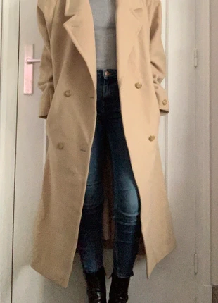 Manteau vintage en laine beige/taupe, marke: Vintage, zustand: Sehr gut, größe: XL / 42 / 14, 60,00 €, 63,70 € inklusive Vinted-Käuferschutz