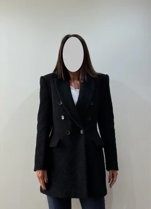 Abrigo negro, marca: Zara, estado: Nuevo sin etiquetas, tamaño: M / 38 / 10, 35,00 €, 37,45 € Protección al comprador incluida