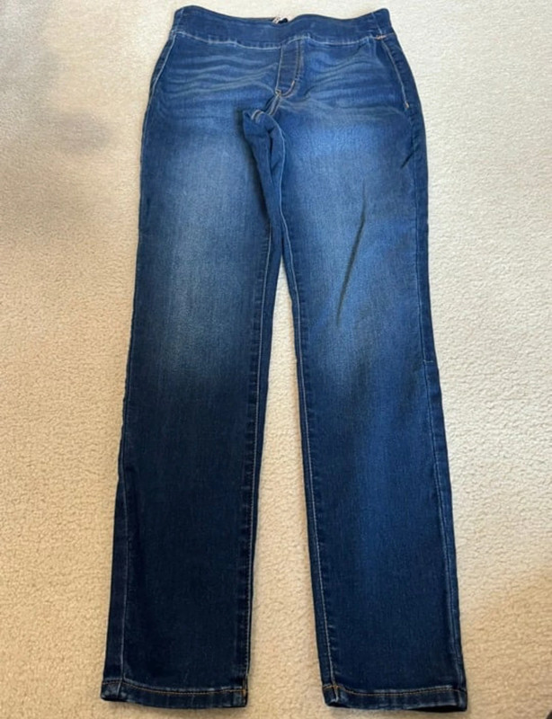 SO High Rise Pull-On Jegging in M in Light Blue 2