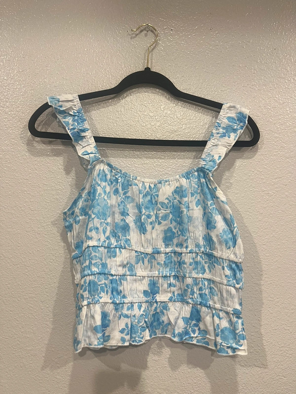 Floral Summer Blouse Tank 1