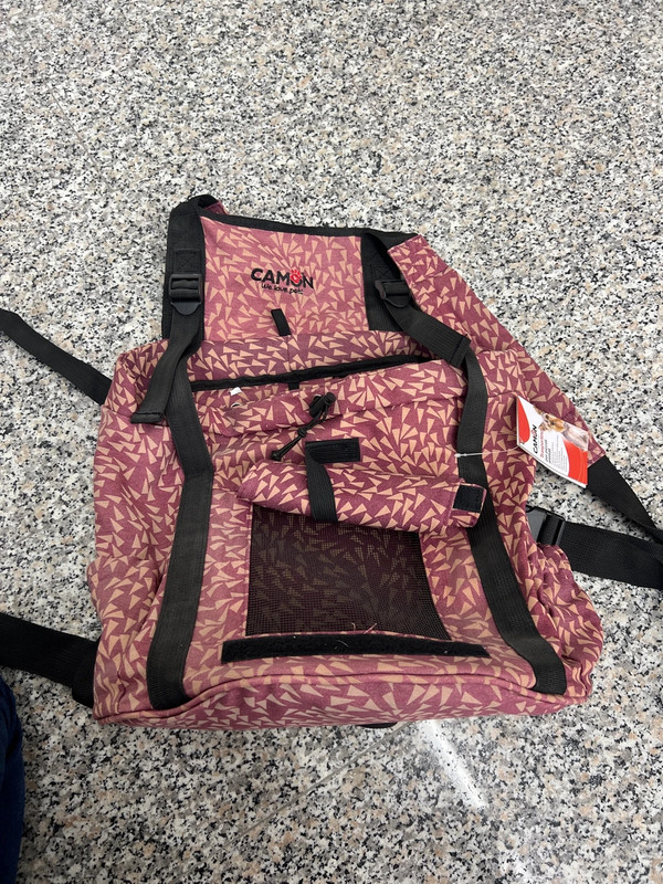 Zaino Camon Camon Borsa Zainetto Per Piccoli Animali Grigia