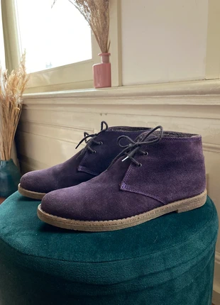 Ankle Chukka Suede Boots - Pollini, merk: Pollini, staat: Heel goed, maat: 38, € 22,00, € 23,80 inclusief Kopersbescherming